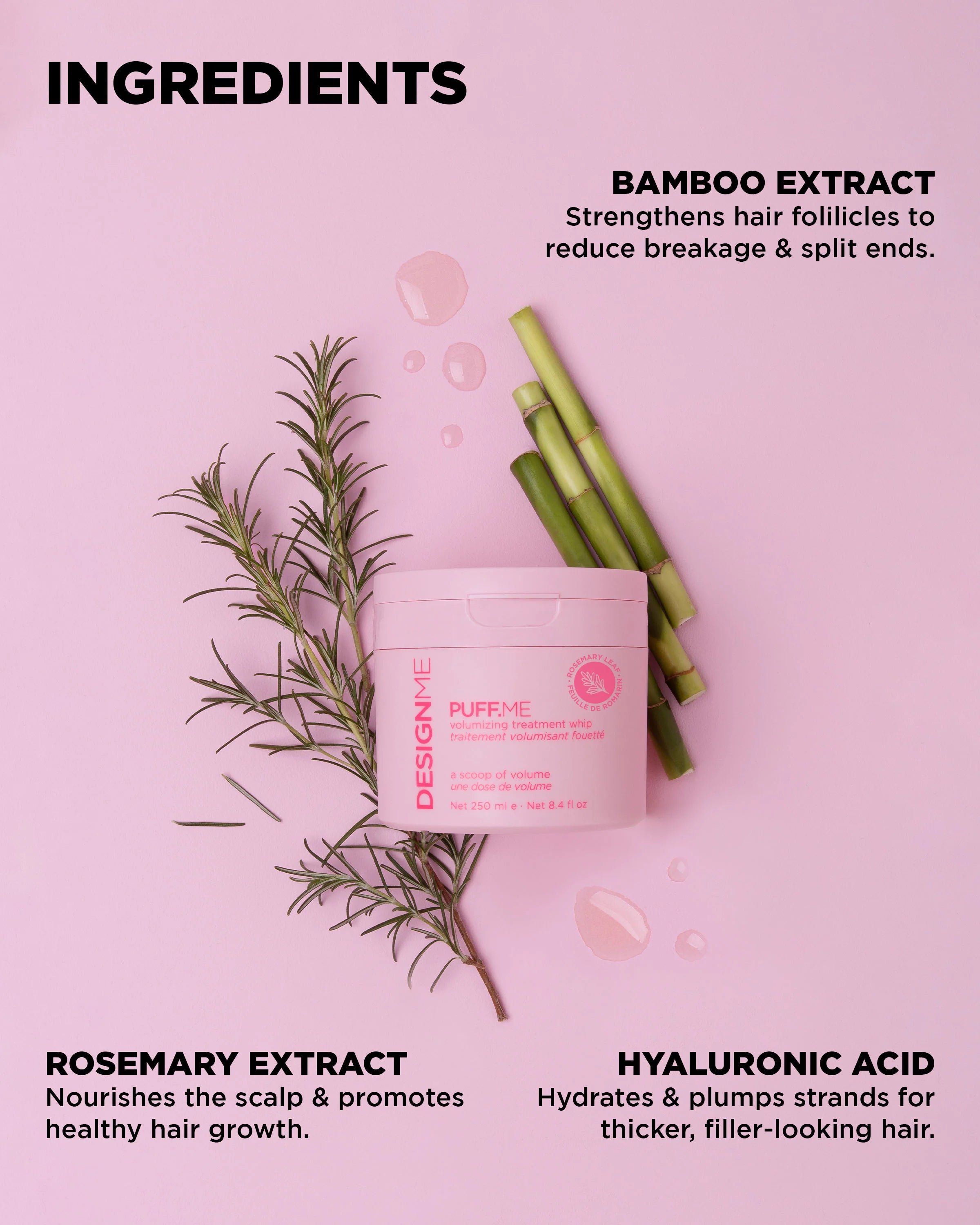 PUFF.ME • VOLUMIZING TREATMENT WHIP MASK 90ML